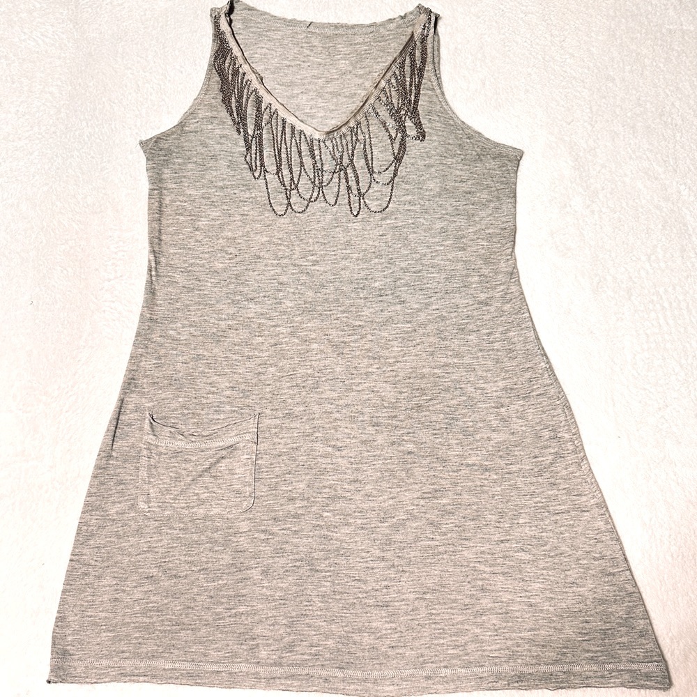 Bebe Chain Fridge Detail Mini Dress